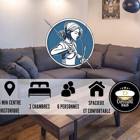 Le Logis De L'Arc - 5Min Hypercentre - Max 6 Personnes Leilighet Troyes Eksteriør bilde